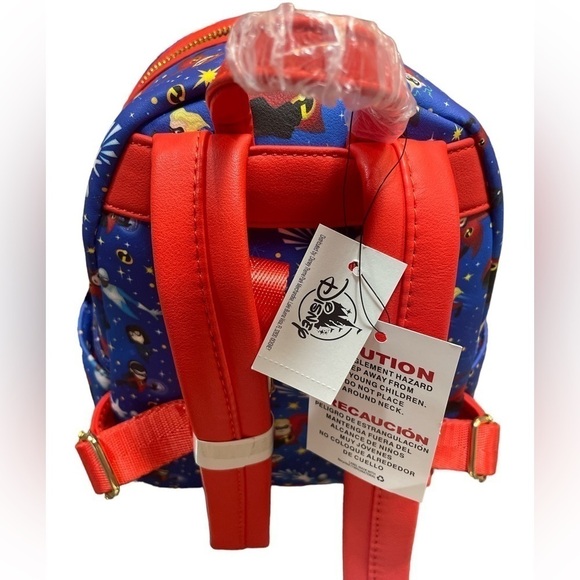 Loungefly NWT Disney Parks The Incredibles Backpack Absolutely Beautiful Purse! main image 4